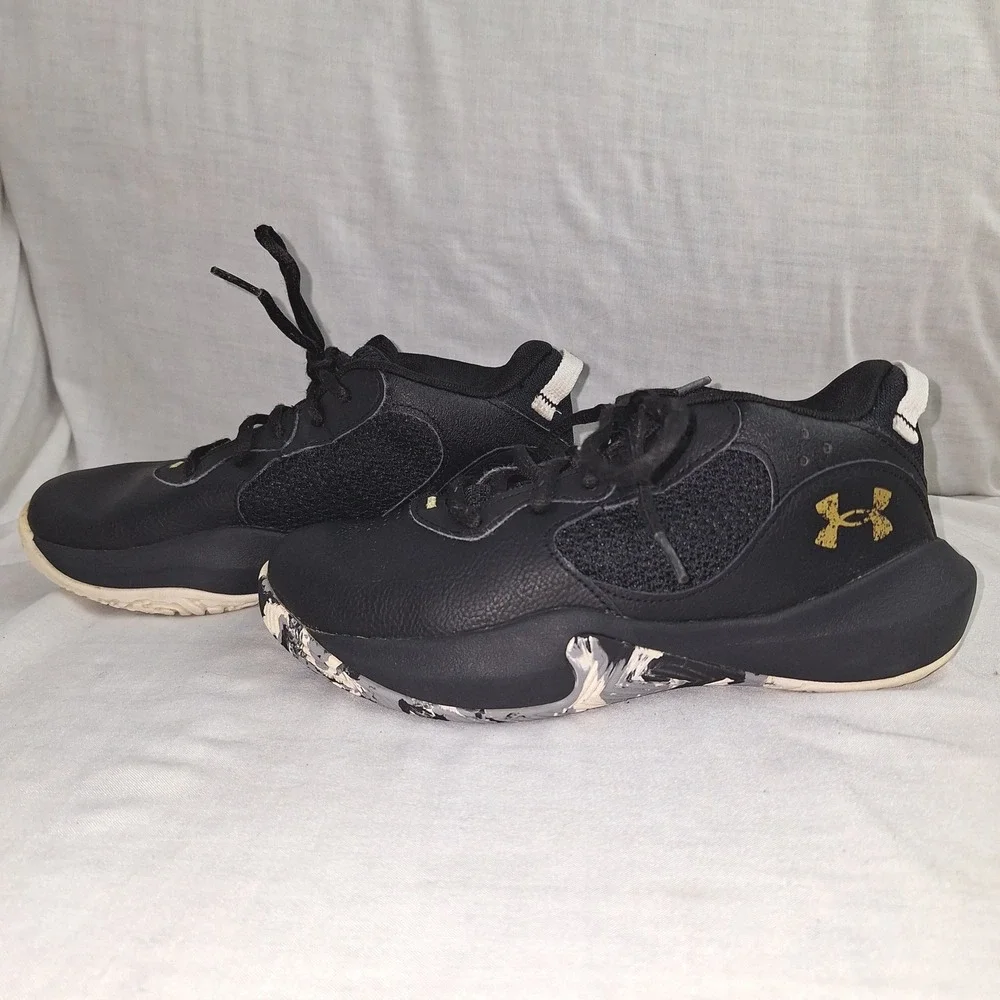 Under Armour Black 3Y Basketball Shoes Jet '23 Kids 3025618-003 Lockdown 6